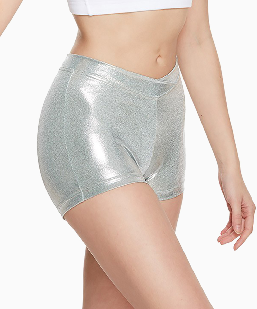 Hotpants metallic Silver XS (outlet)