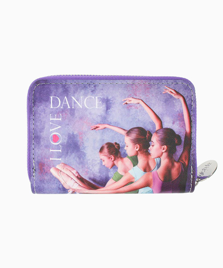 Plånbok I Love Dance Purple