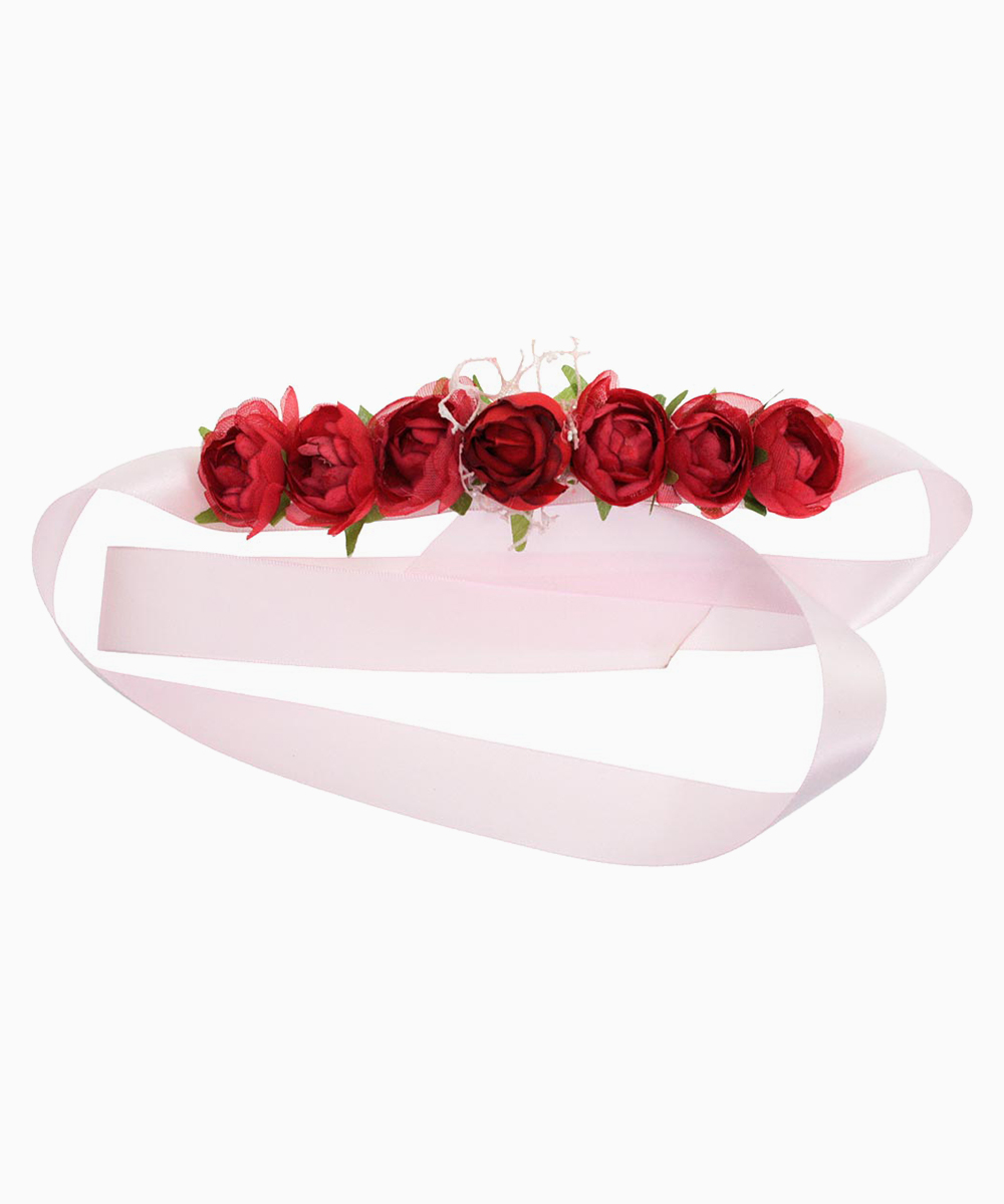 Hårband med rosor