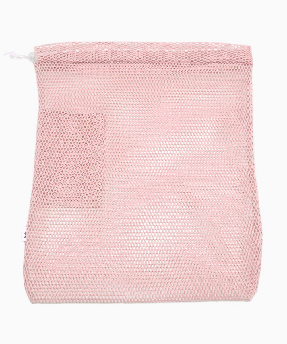 Drawstring Mesh Bag Light Pink