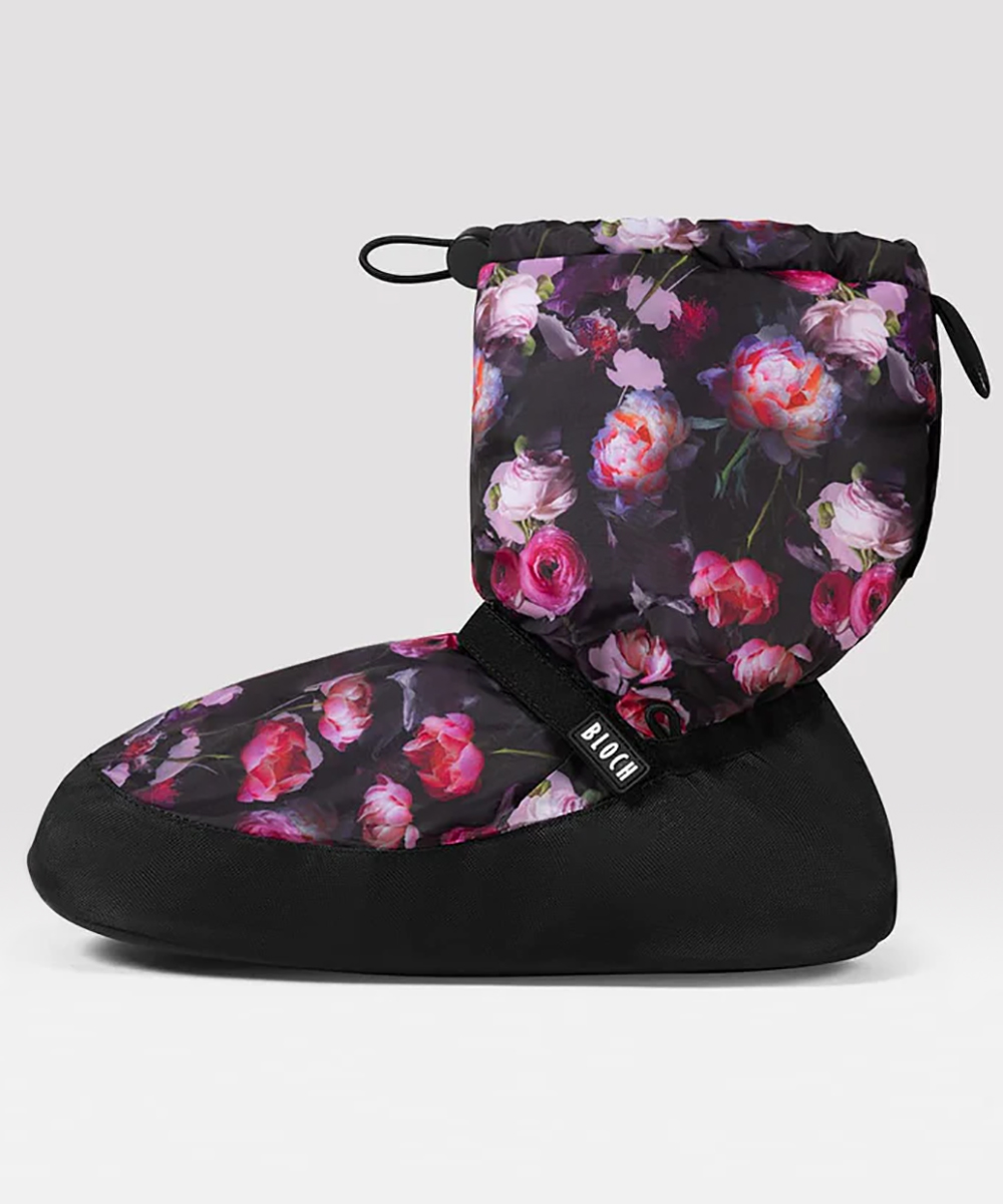 Warm Up Booties Flower Rose M
